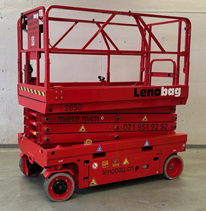 Bei LENOBAG AG günstig eine Scherenbühne kaufen